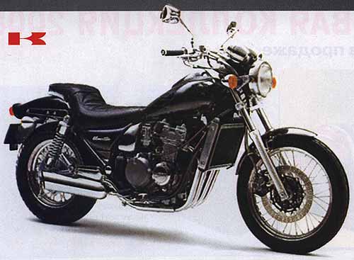 Чопперята. Чопперы и круизеры с объемом двигателя 400 см3. KAWASAKI ZL400 Eliminator.